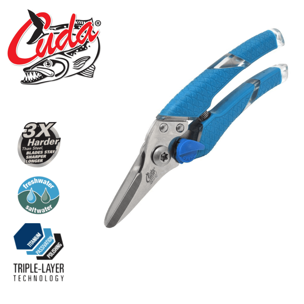 Cuda 8 Titanium Bonded Stainless Steel Freshwater Plier with Ring